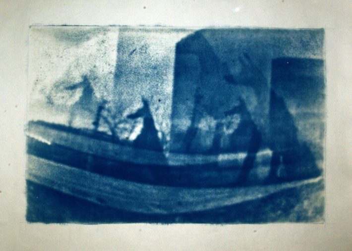Hegyes Sándor: Camera obscura · cianotípia — CAMO#027/10–16/26